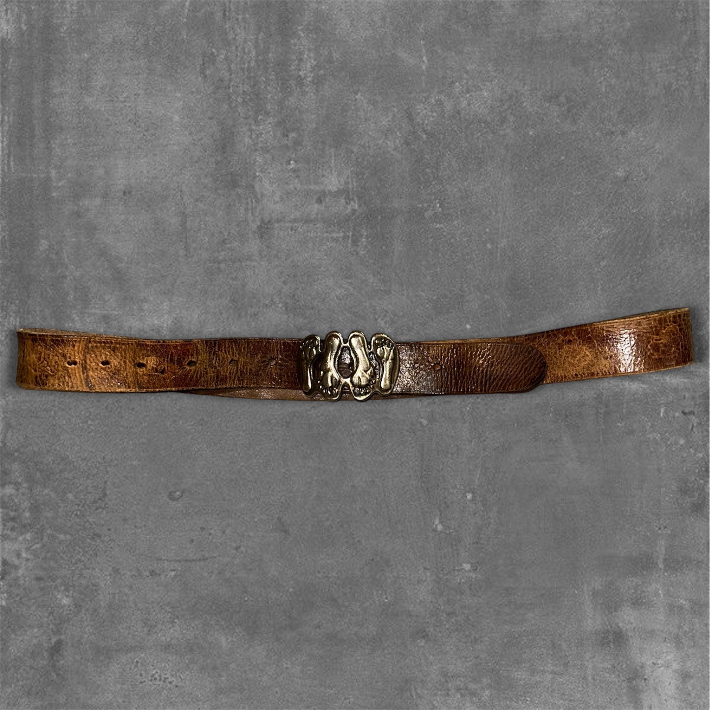 Vintage Leather Belt 115cm