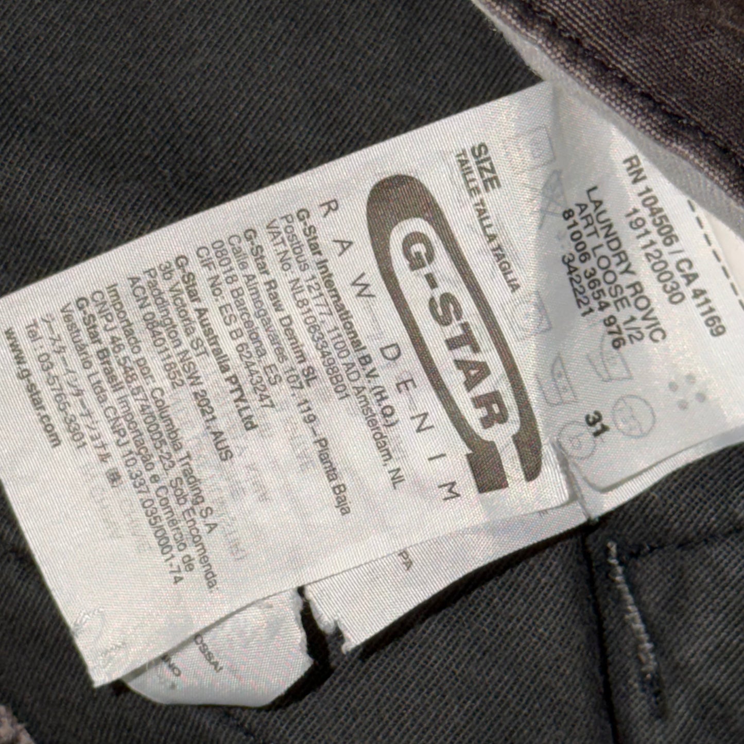Vintage G-Star Raw Cargo Jorts
