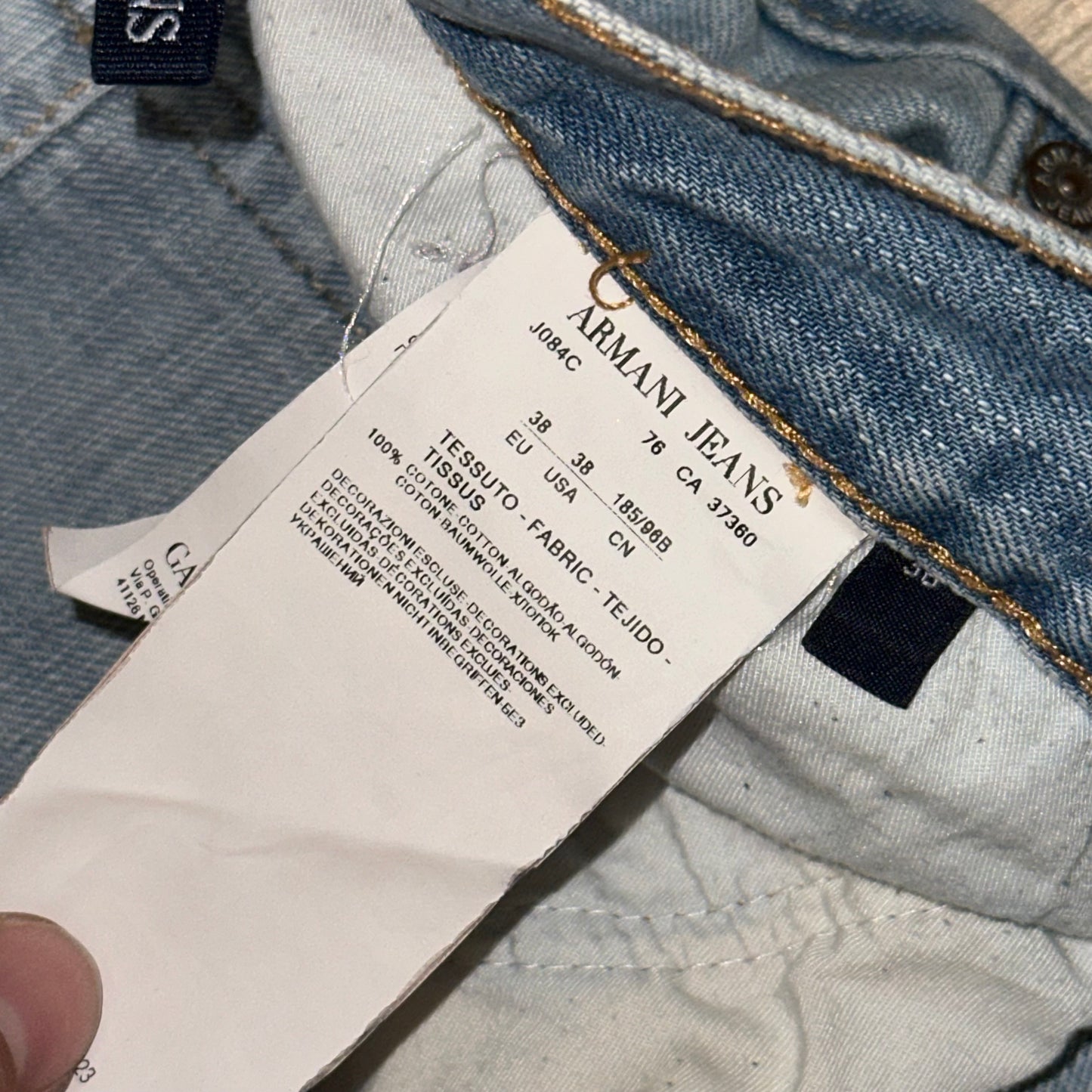 Vintage Armani Jeans