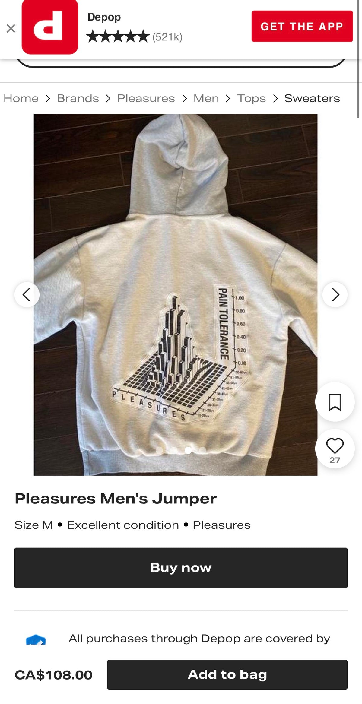 Pleasures Logic Reverse Hoodie