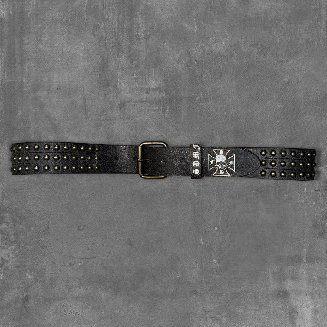 Black Label Society Leather Belt 100cm