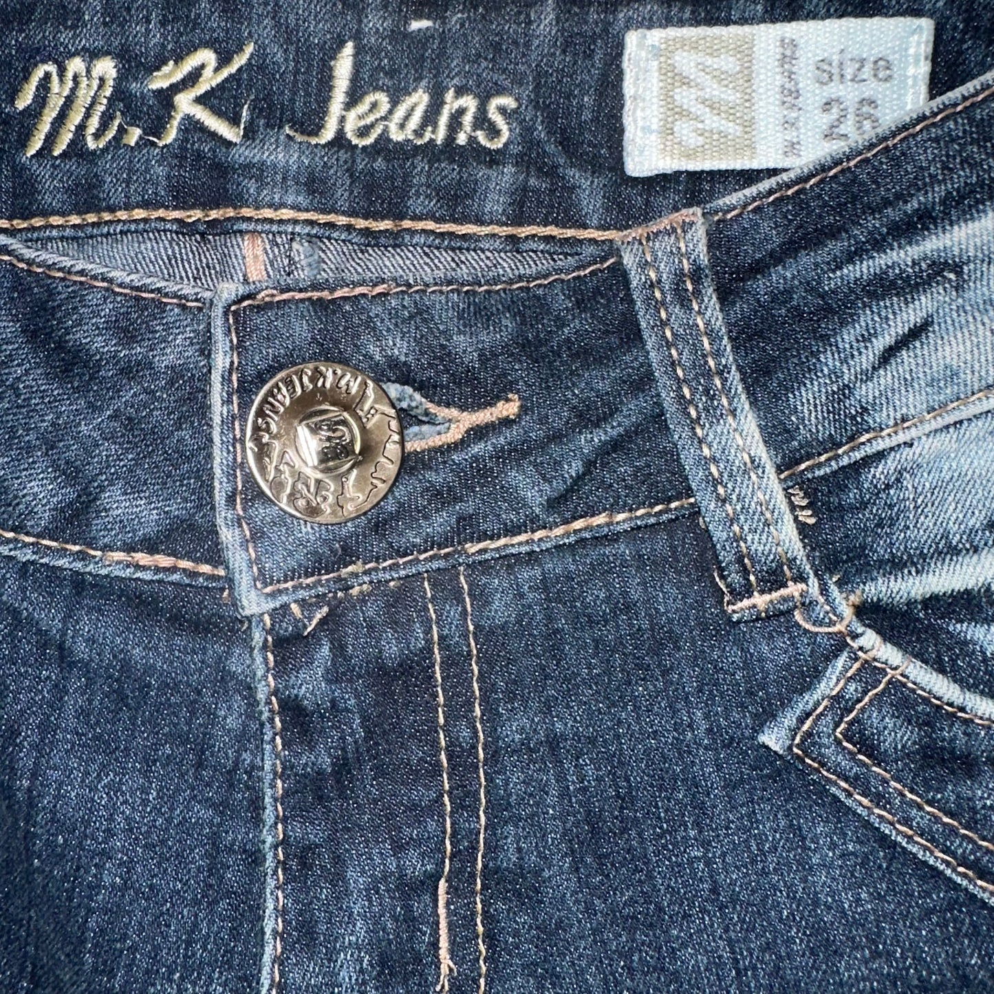 M.K Skull Crown flared Jeans