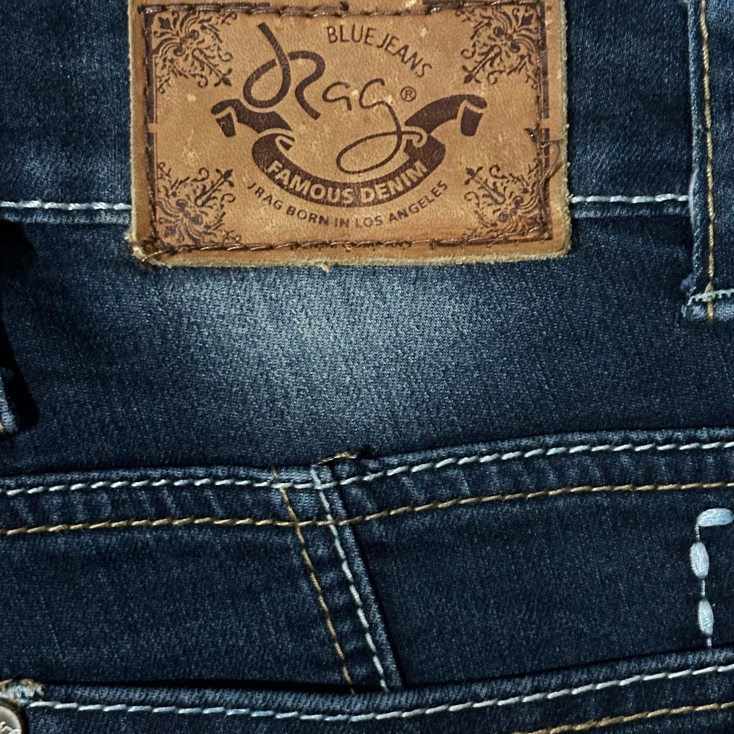 Y2k Rag Biker Jeans