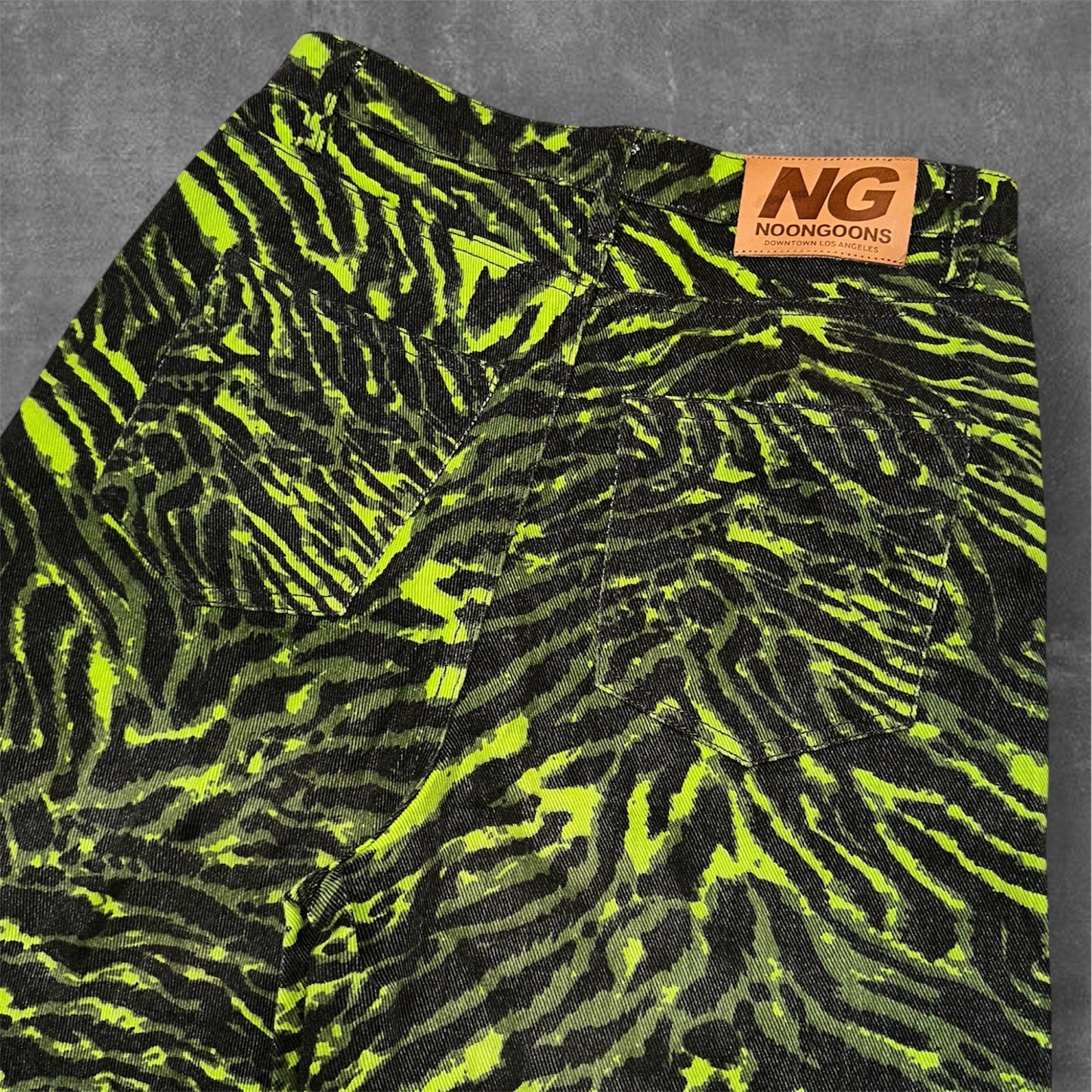 Noon Goons Animal Print Baggy Jeans