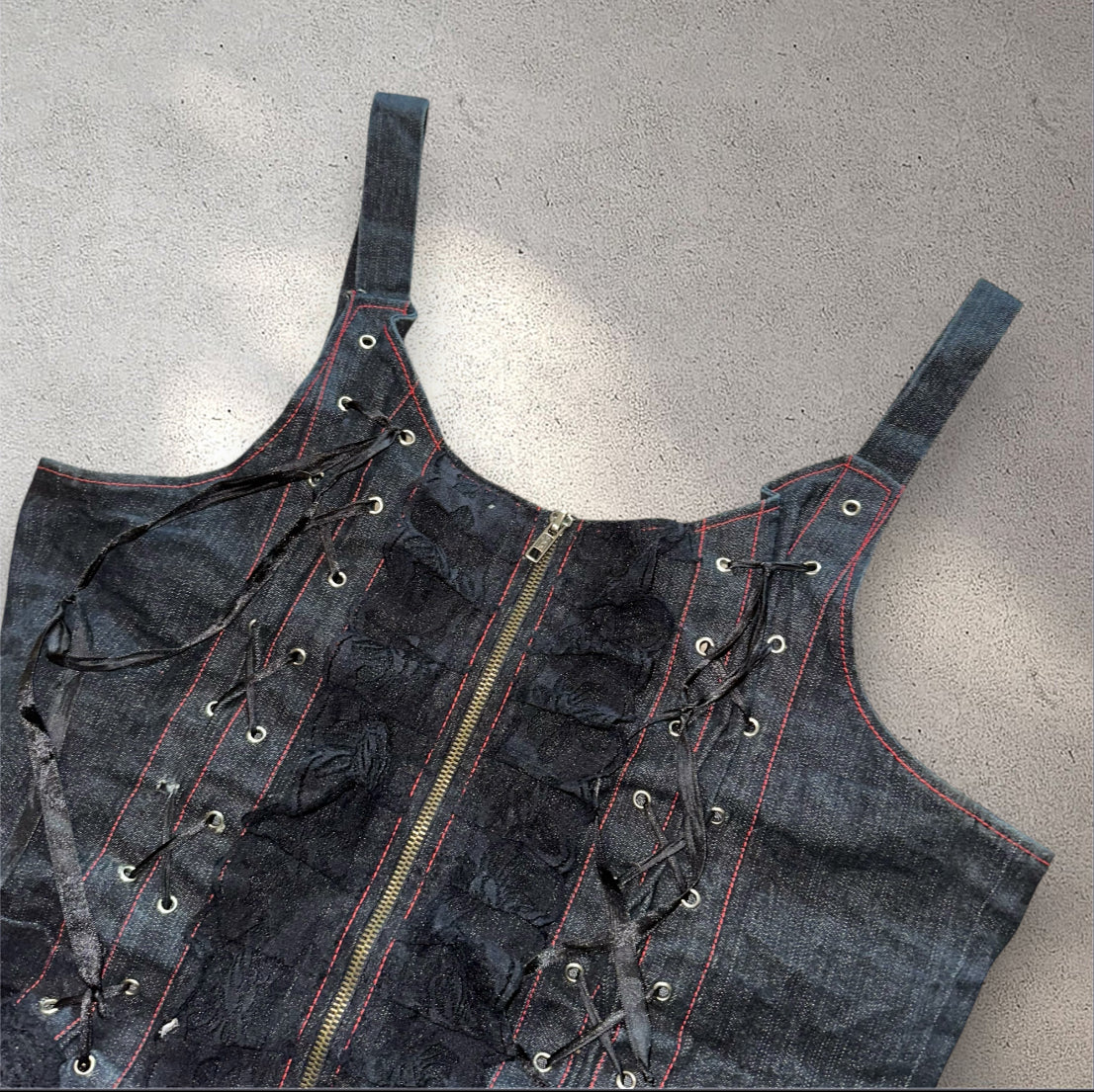 Denim Crop Top