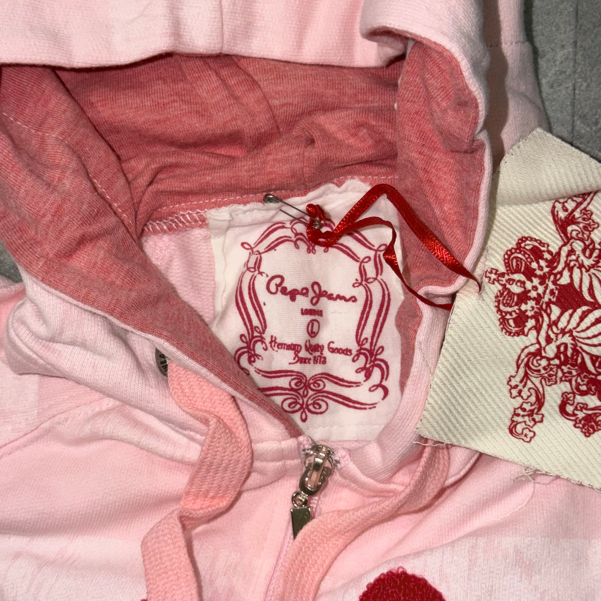 Y2k Pepe Jeans Cropped Zip-Up