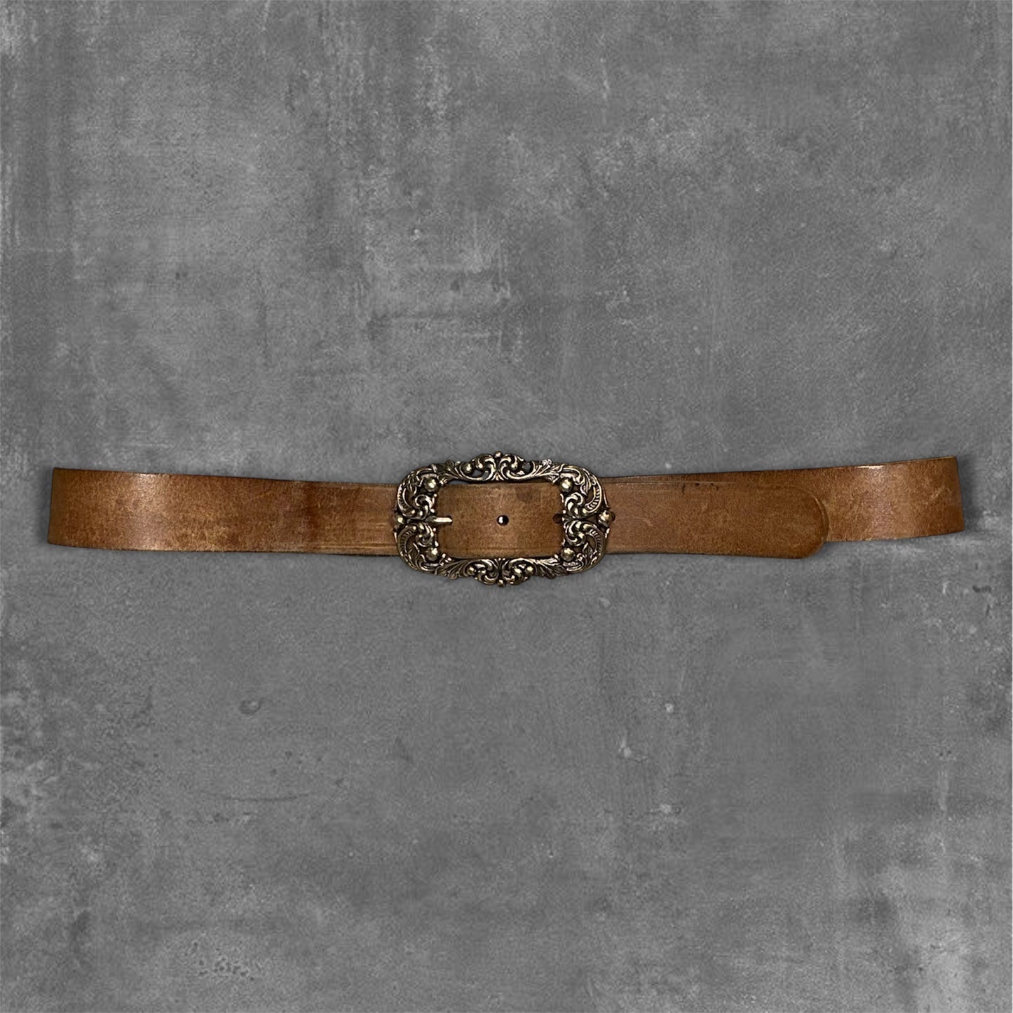 Vintage Leather Belt 110cm