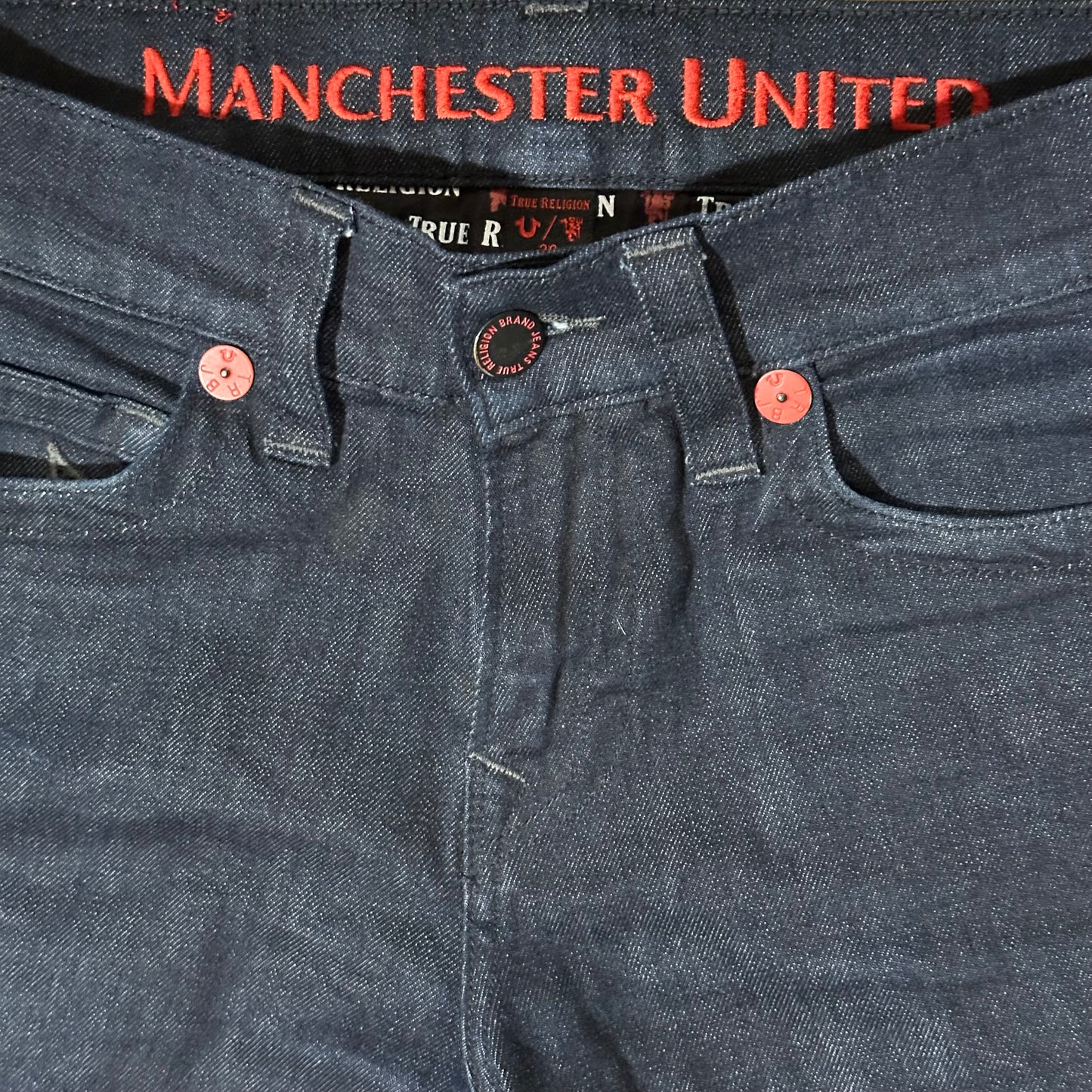 True Religion X Manchester United jeans