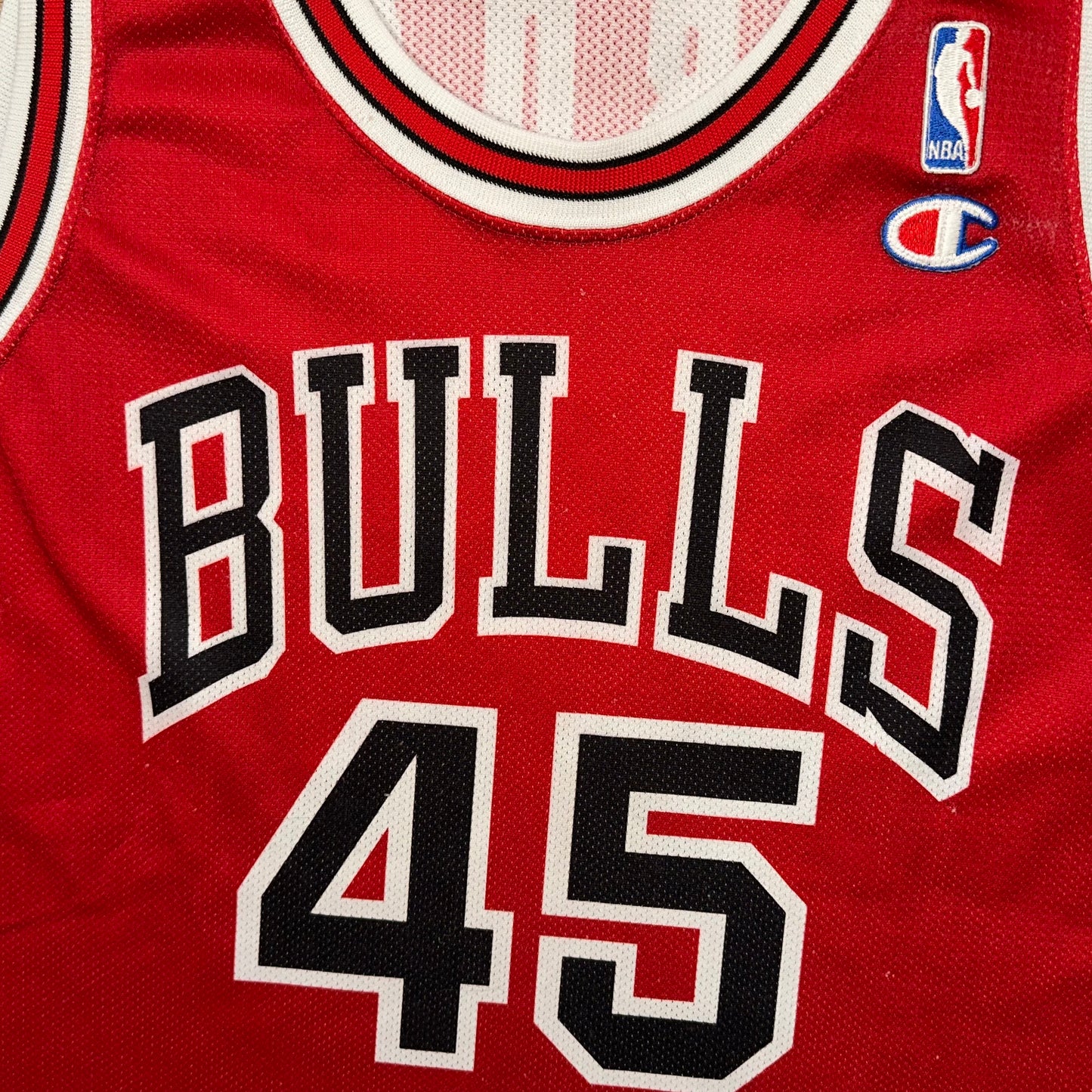 1995 Champion Chicago Bulls Jordan #45 NBA Jersey