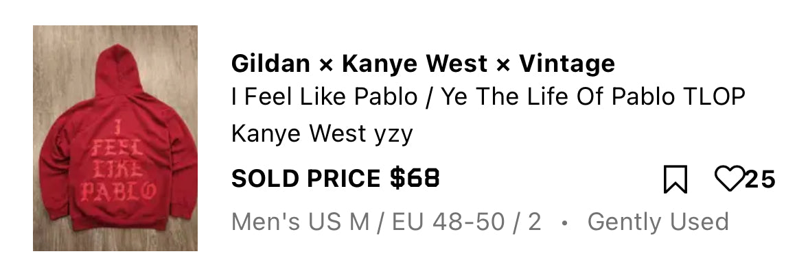 Gildan X Kanye West Hoodie