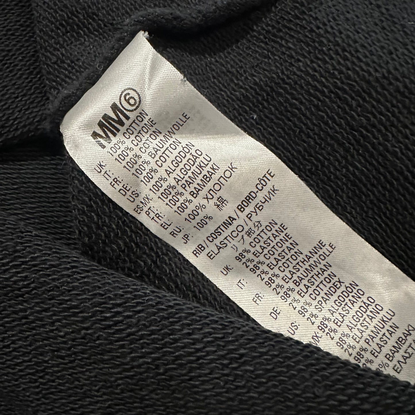 Maison Margiela Reversed Logo Cropped Sweater