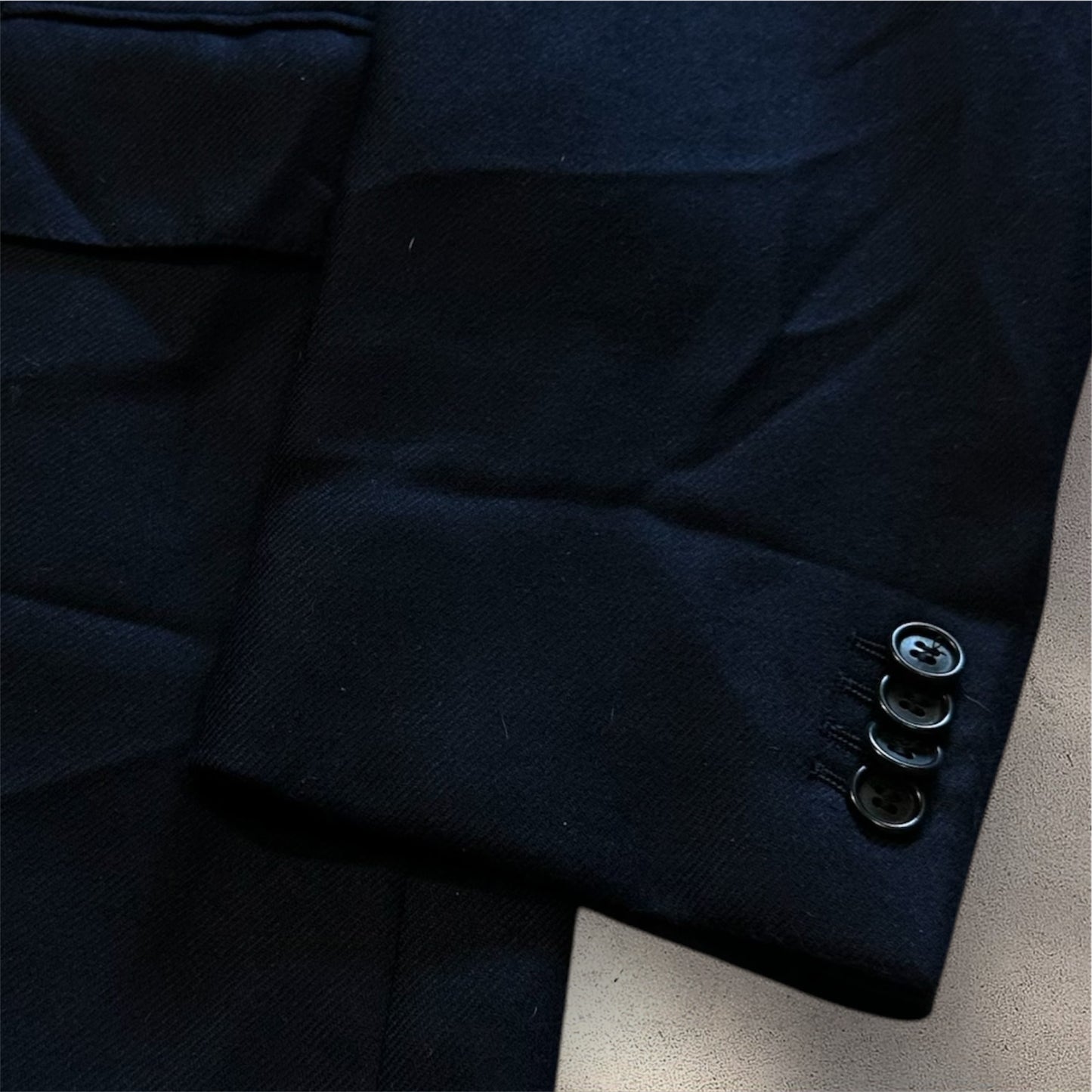 Loro Piana Double Breasted Navy Blazer