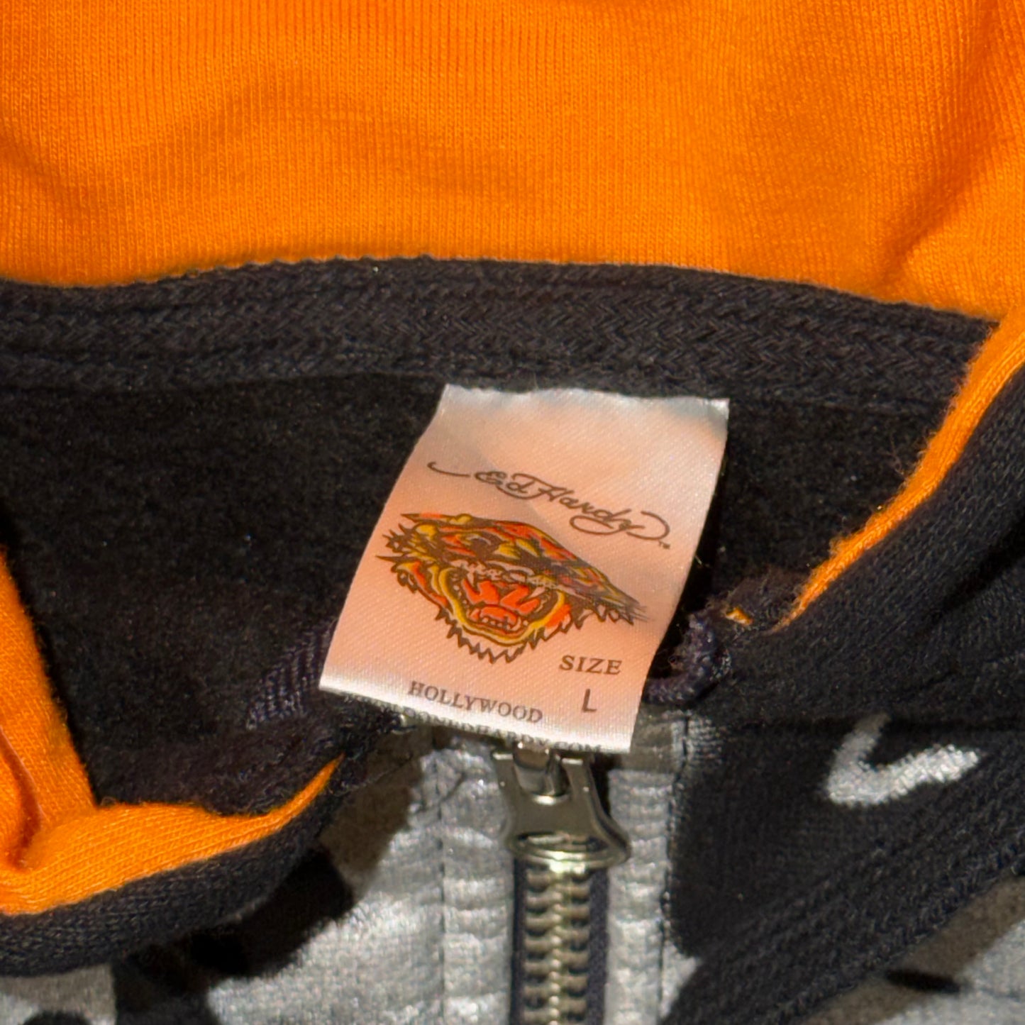 RARE Ed Hardy X-Ray Zip-Up