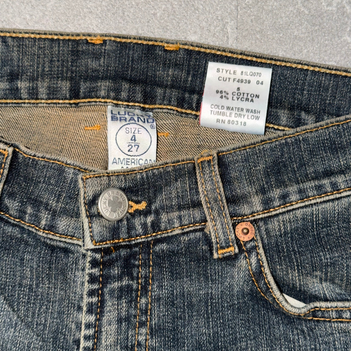 Y2k Lucky Brand “Lucky You” Flared Low rise Jeans