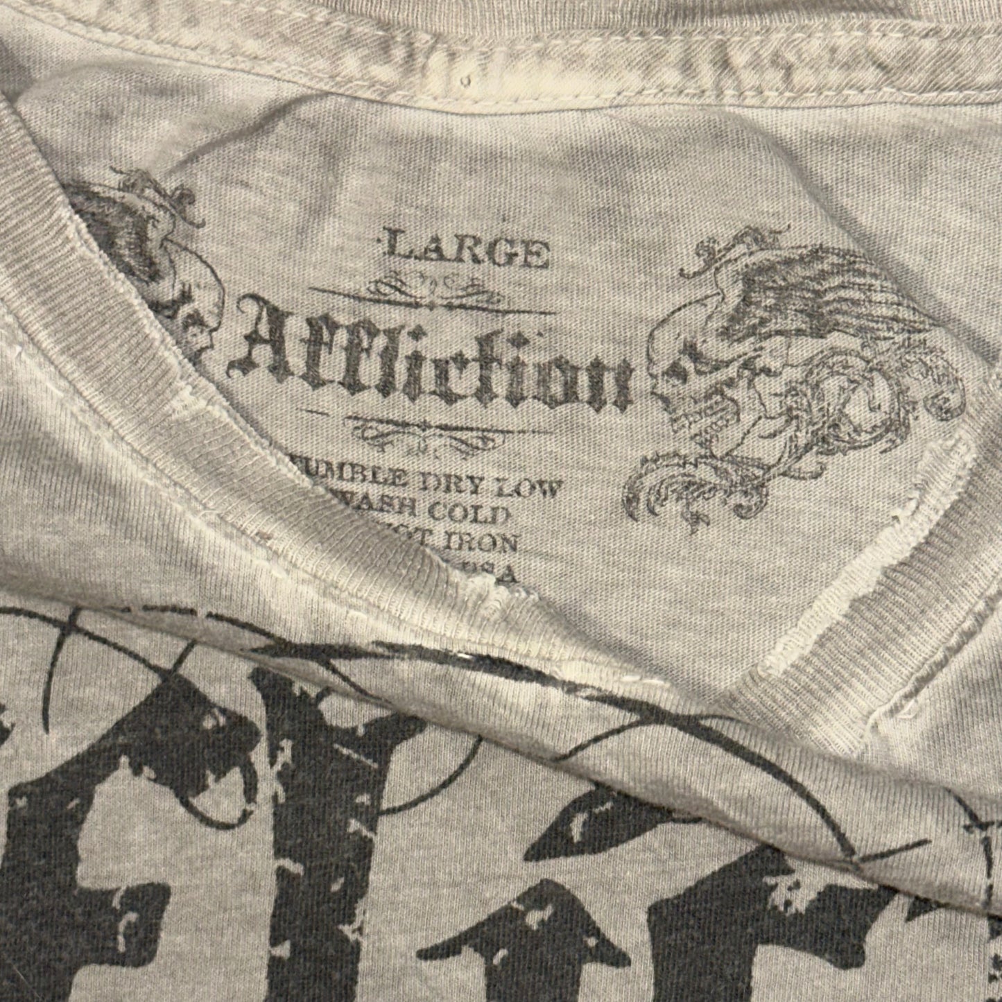 Vintage Affliction Distressed Tee