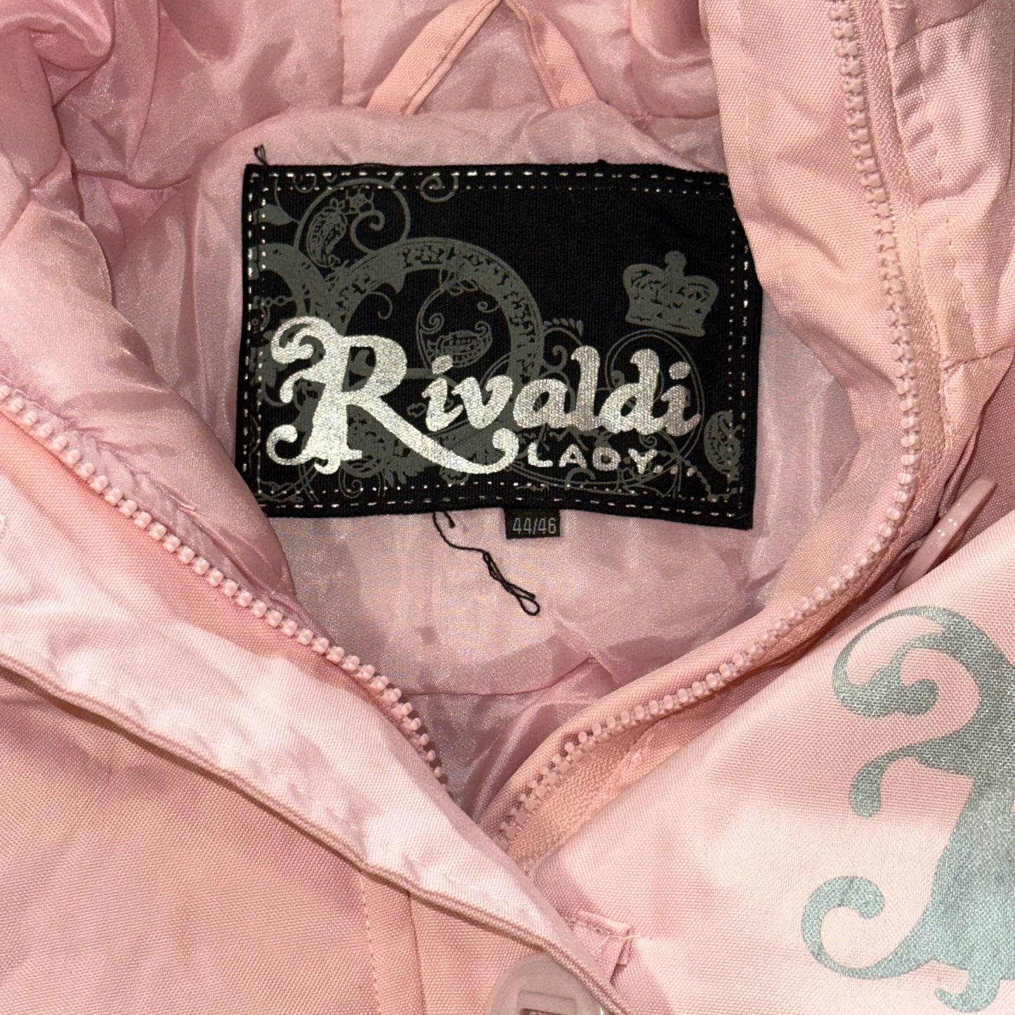 Y2k mcbling Rivaldi lady… Cropped Puffer Jacket