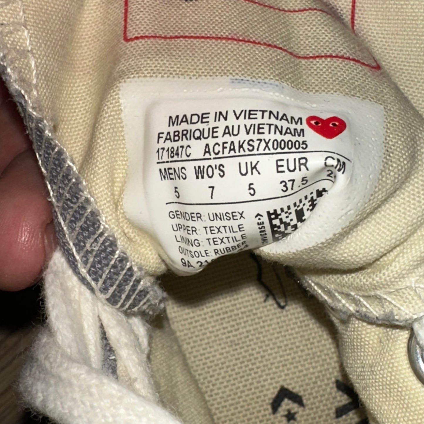 Converse X Comme des Garçons