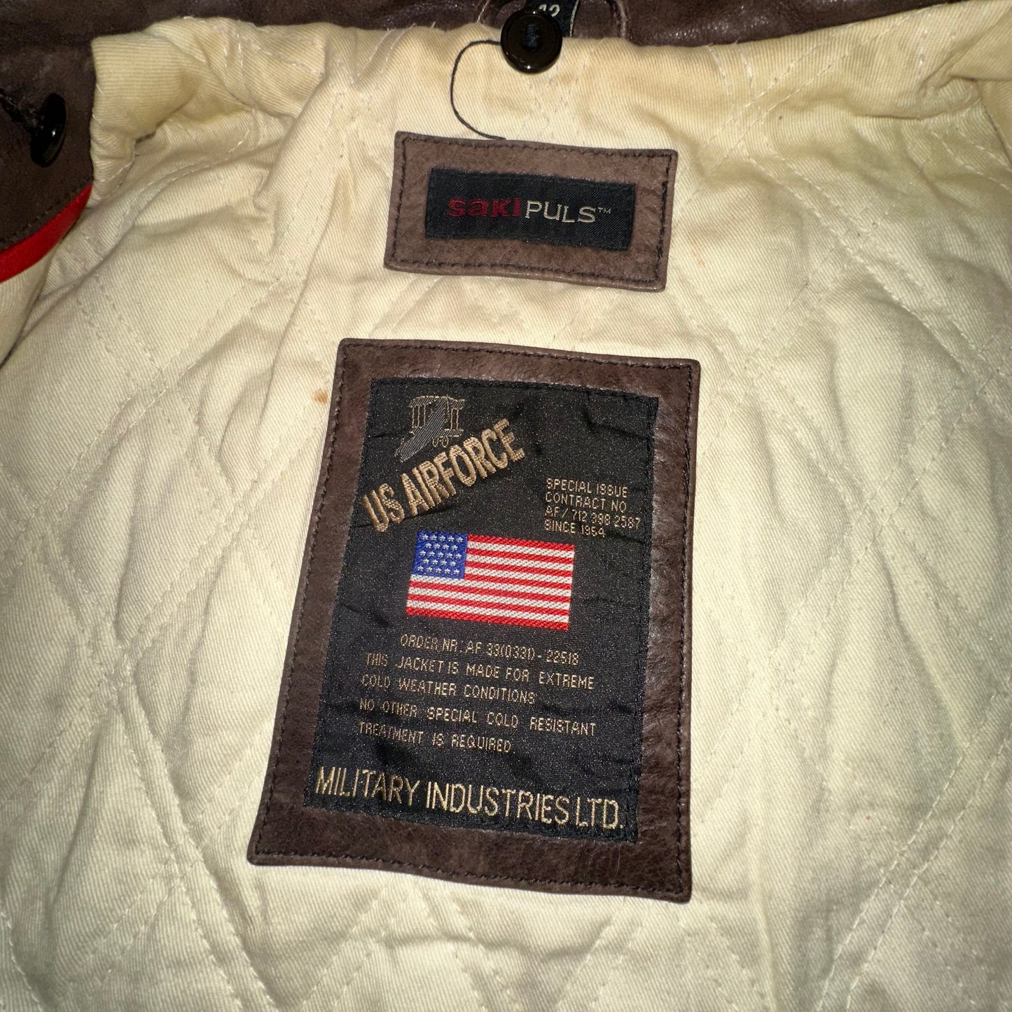 U.S. 786 Army Air force Leather Jacket