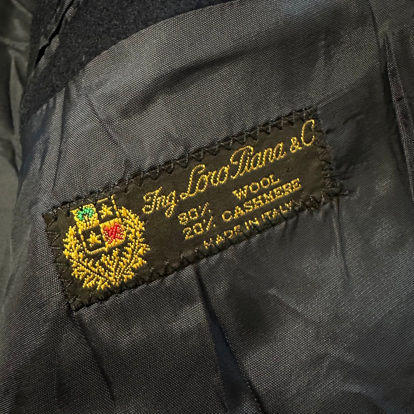 Loro Piana Double Breasted Navy Blazer