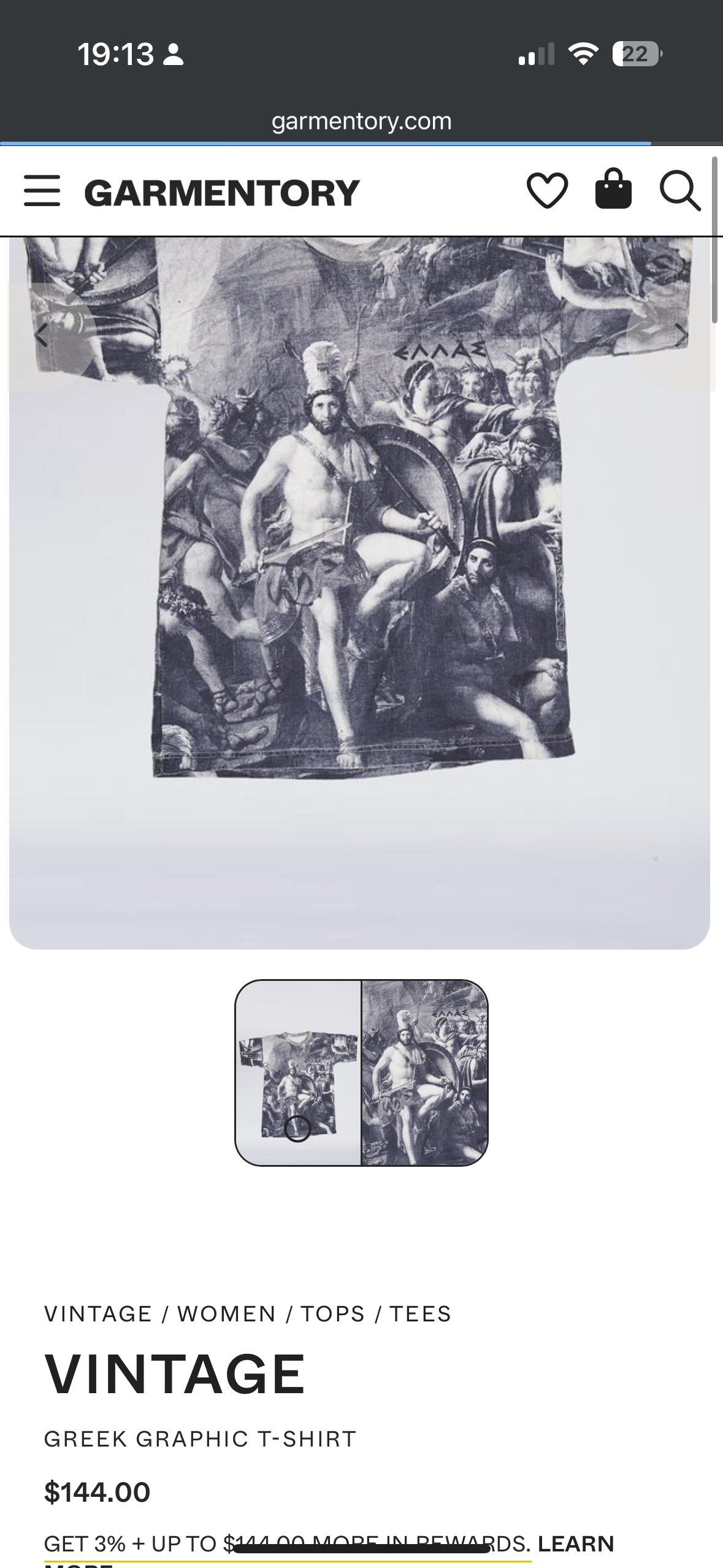 Vintage Greek Graphic tee