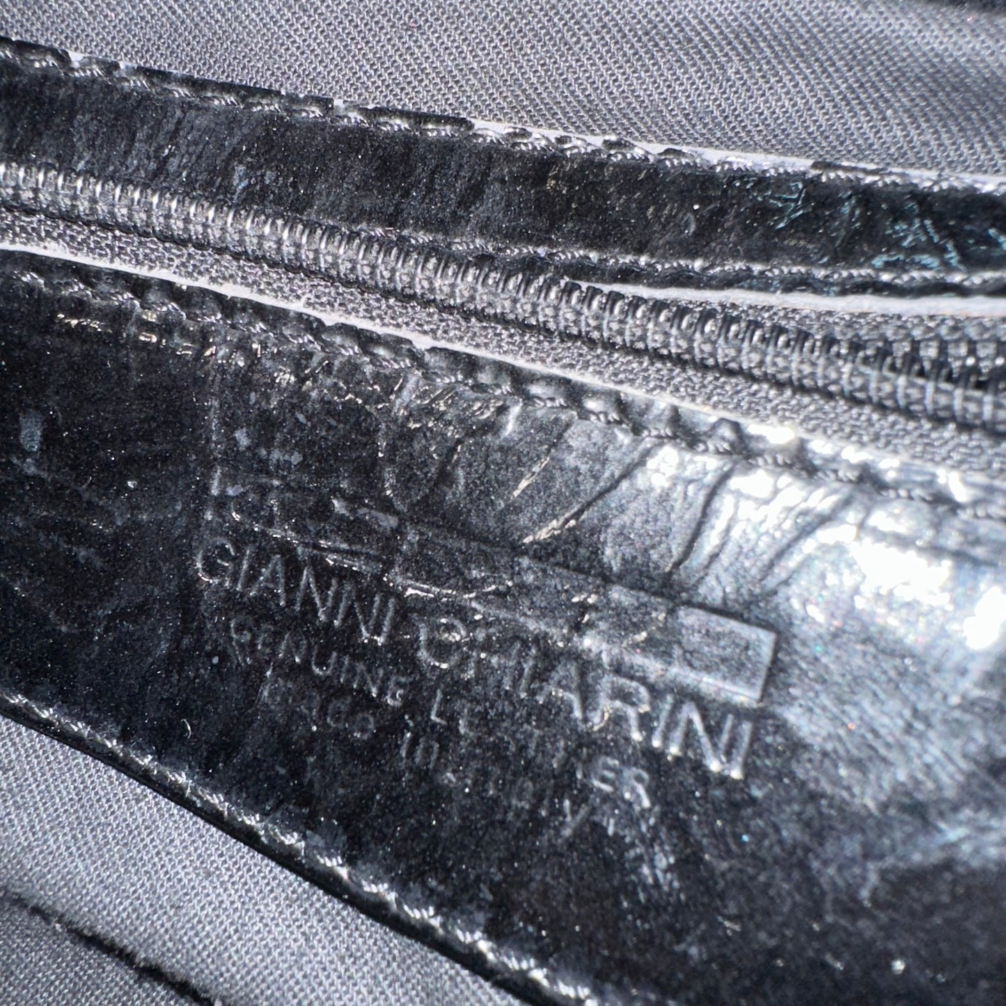 Gianni Chiarini Black Italian Leather