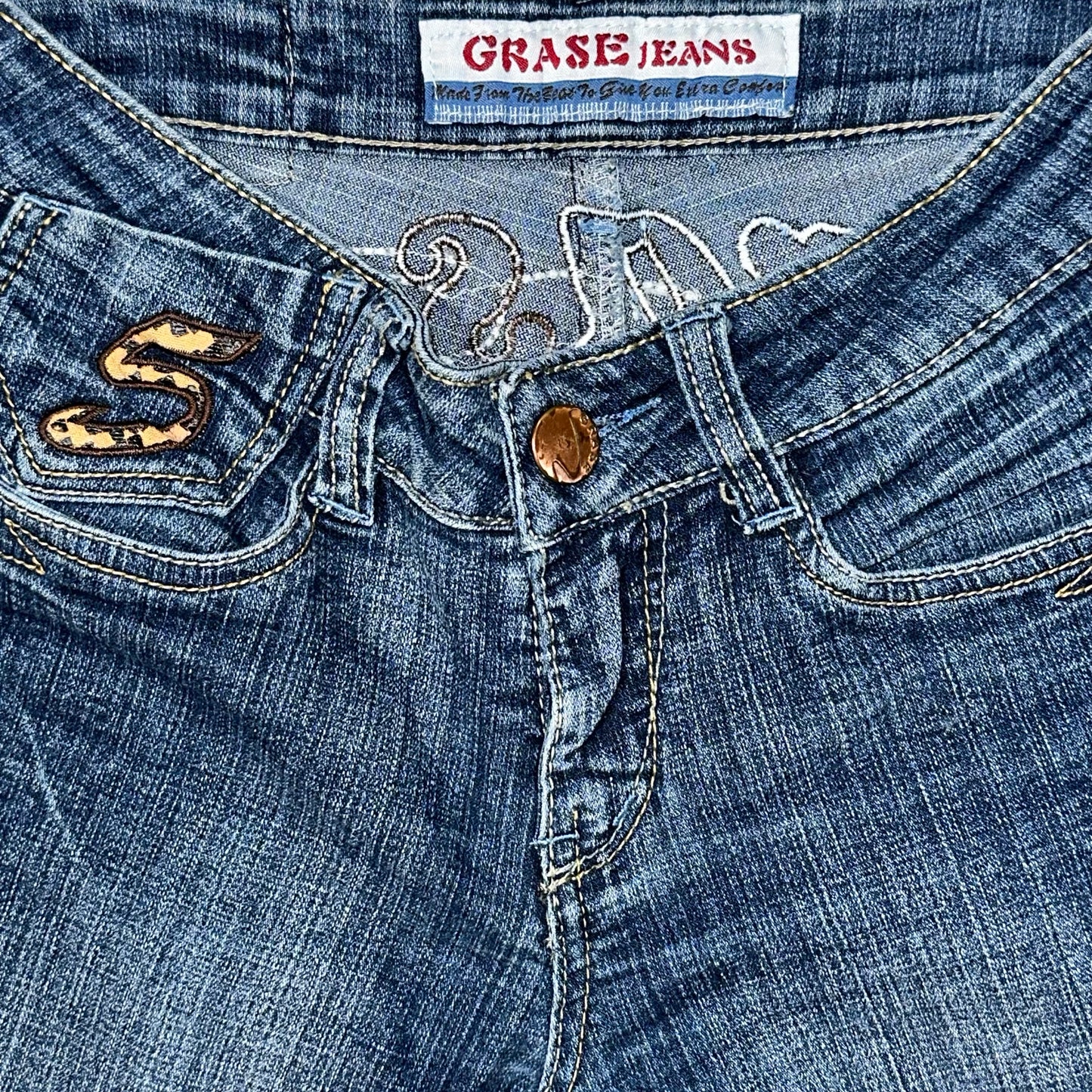 Y2k Grase Flared Jeans