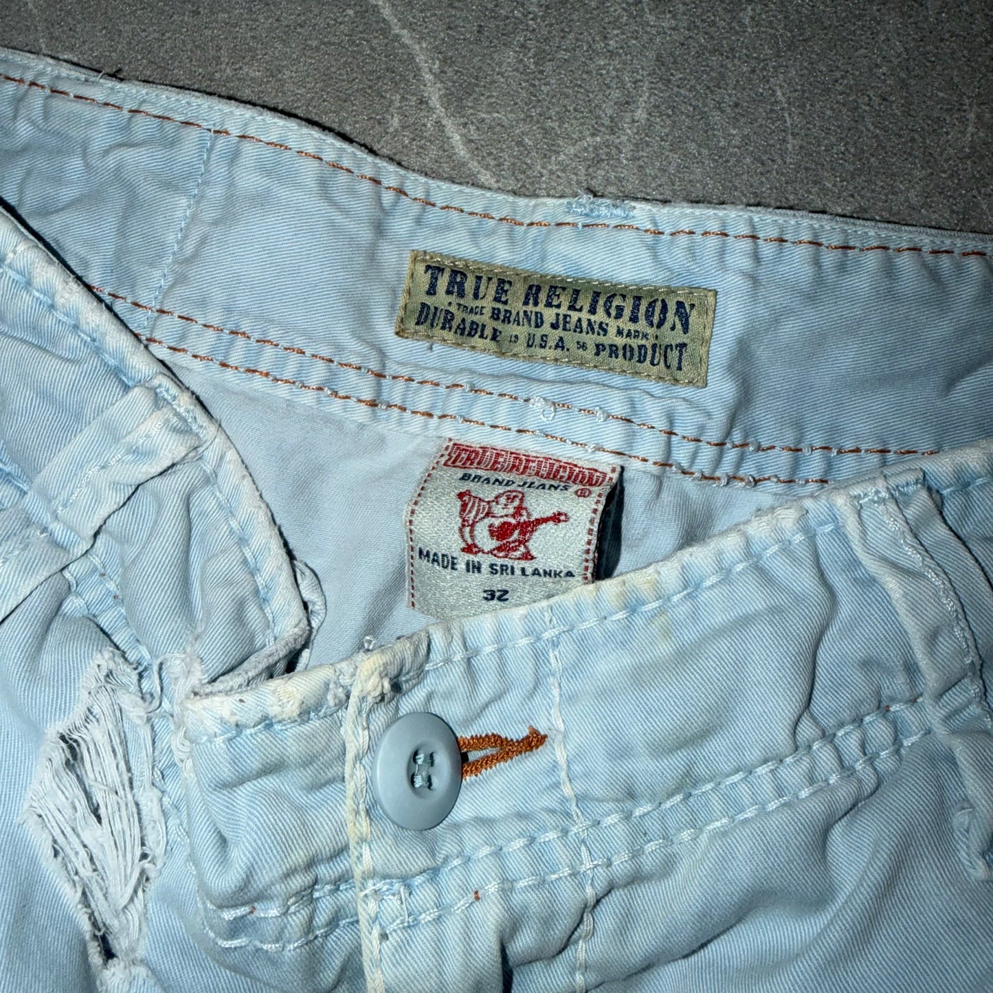 Y2k True Religion Cargo Pants