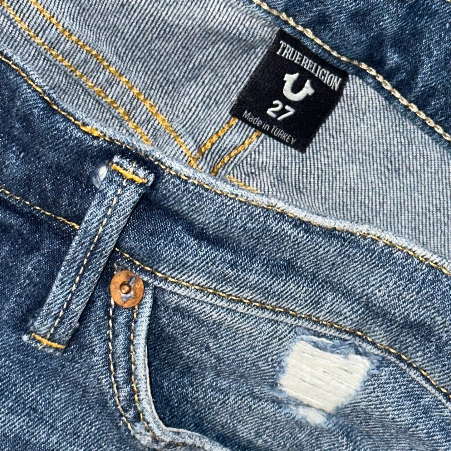 True Religion Distressed wmns Jeans