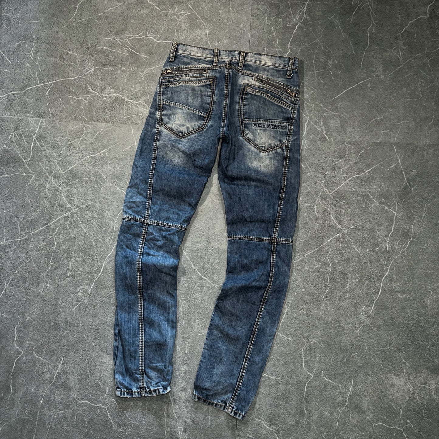 Y2k Cipo & Baxx Biker Jeans