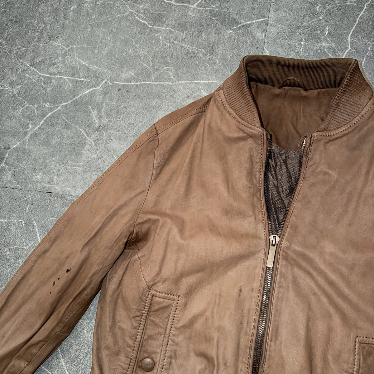 Hugo Boss Napa Leather Jacket