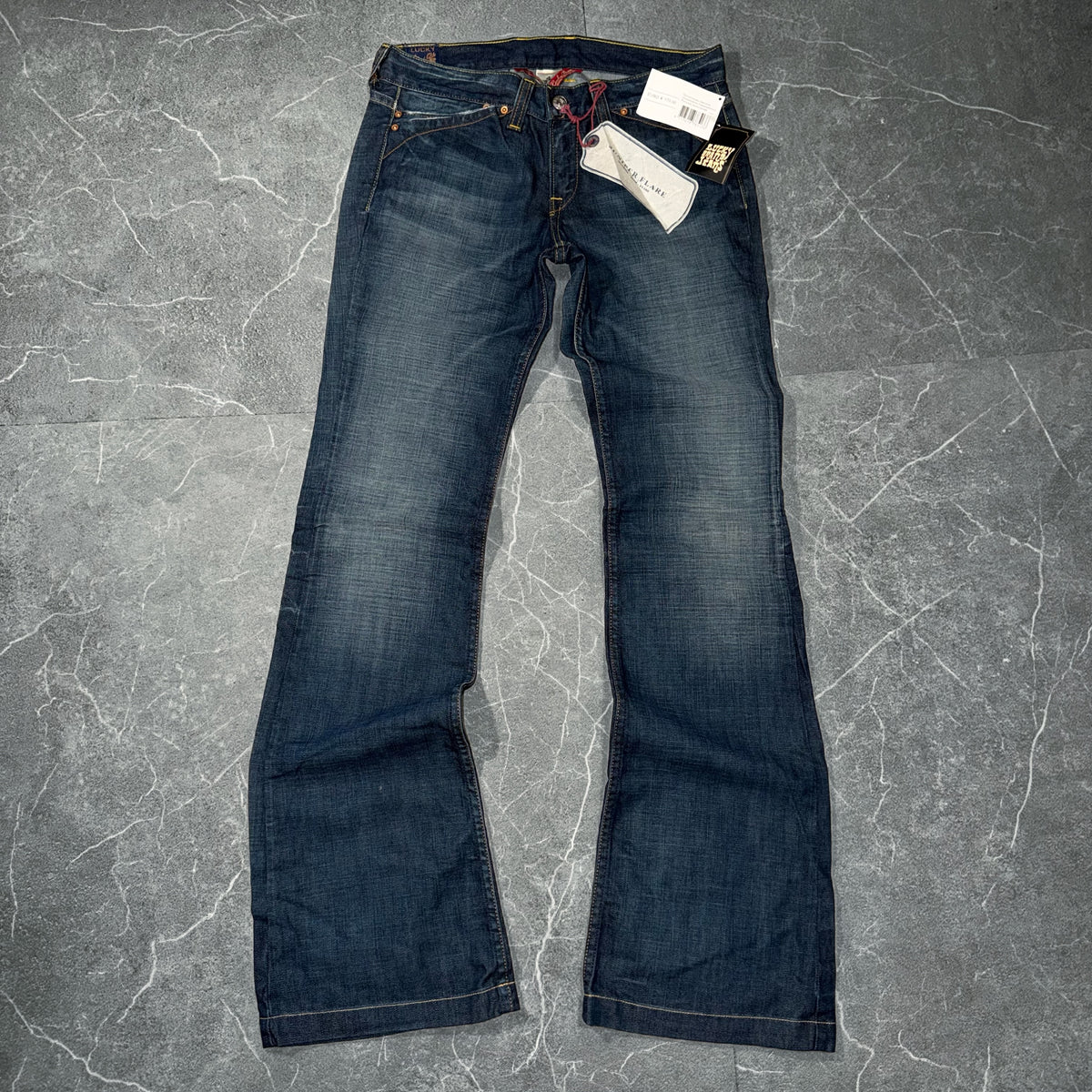 Y2k Lucky Brand “Lucky you” Flared Jeans