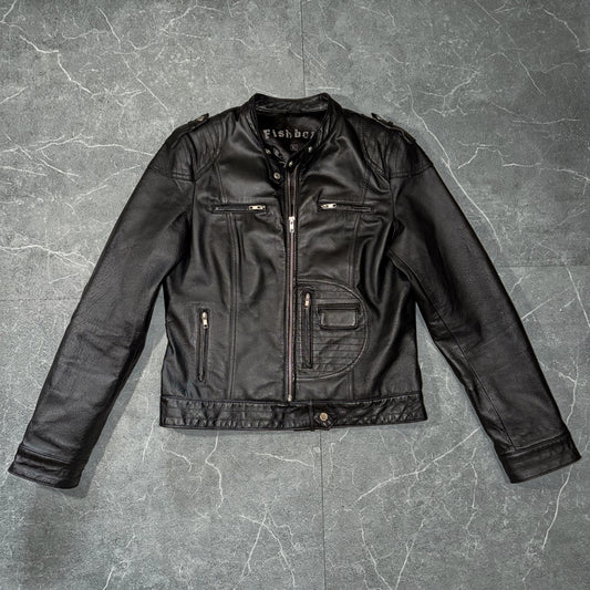 Fishbone Leather Jacket