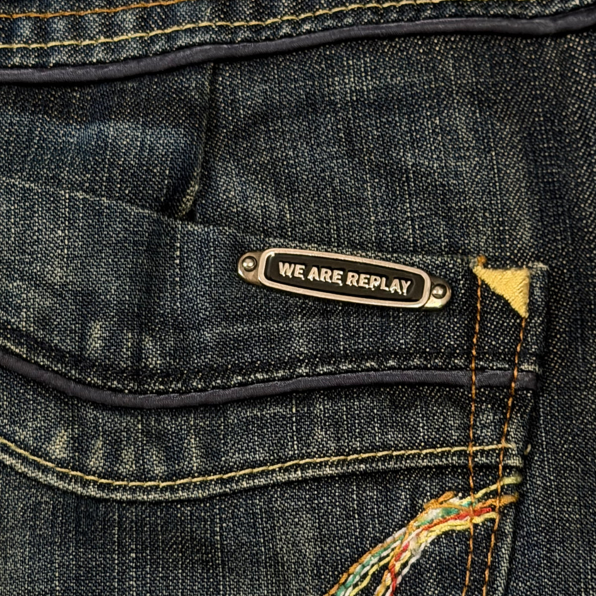 Y2k Replay Wmns Flared mid rise Jeans