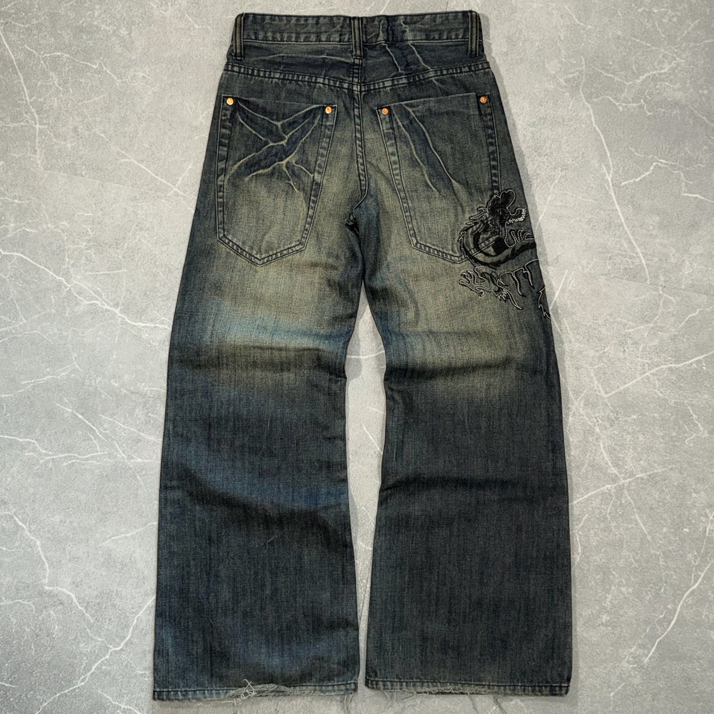 Vintage Million X City Warrior Flared Jeans