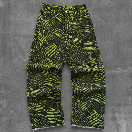 Noon Goons Animal Print Baggy Jeans