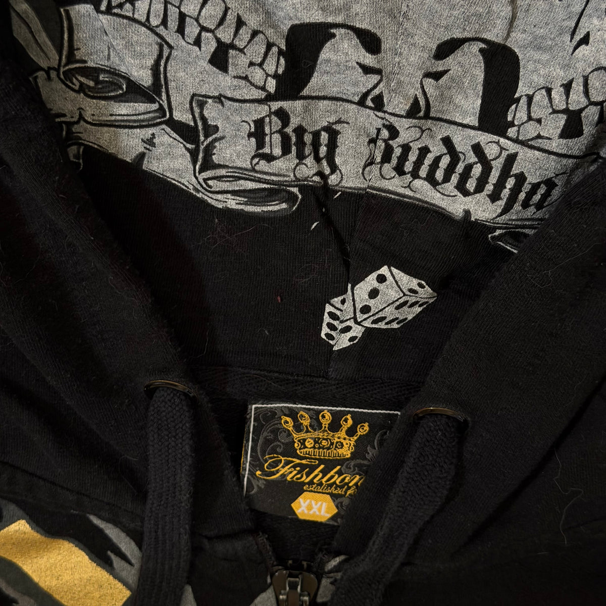 Vintage Fishbone Big Buddha Zip-Up