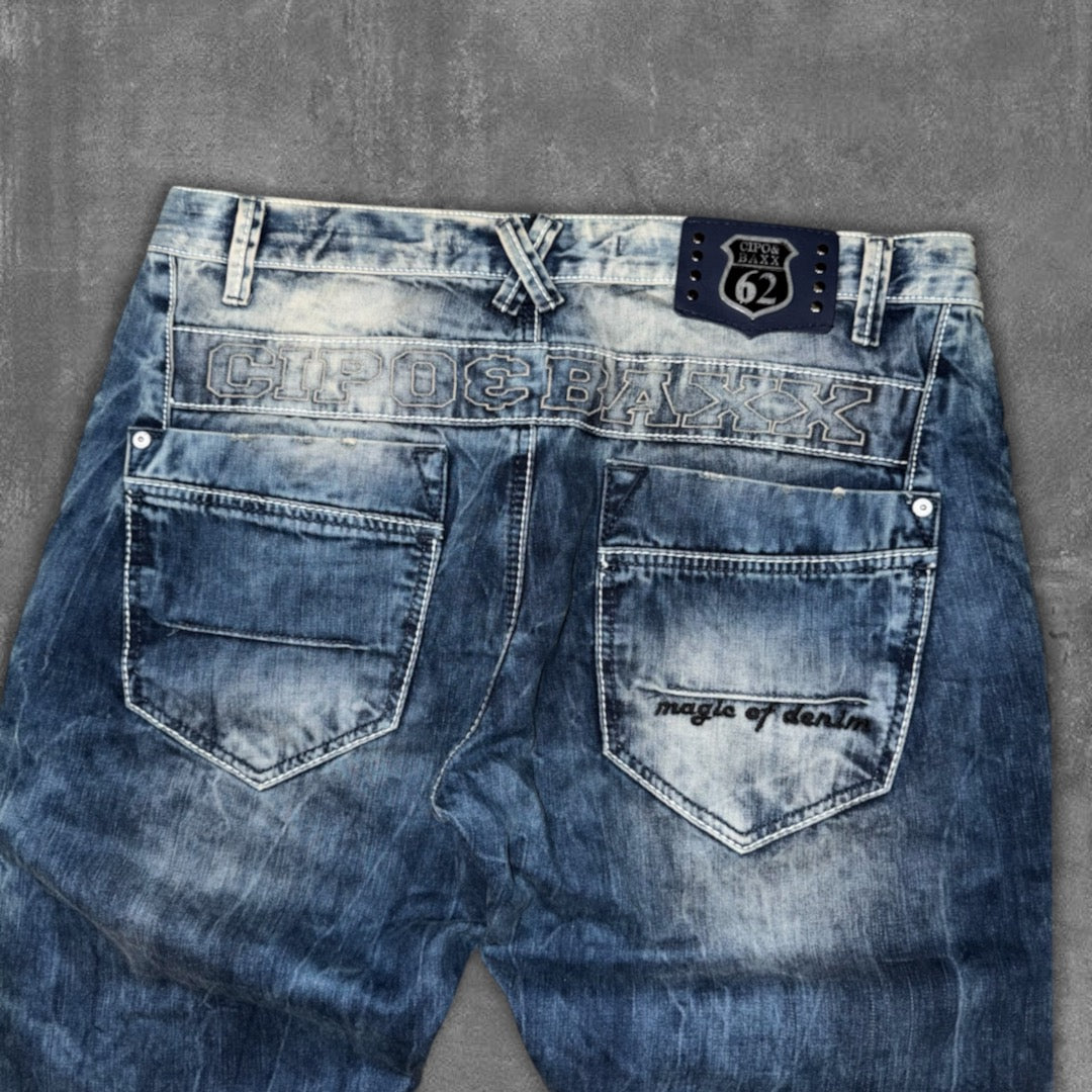 Y2k Cipo & Baxx Biker Jeans