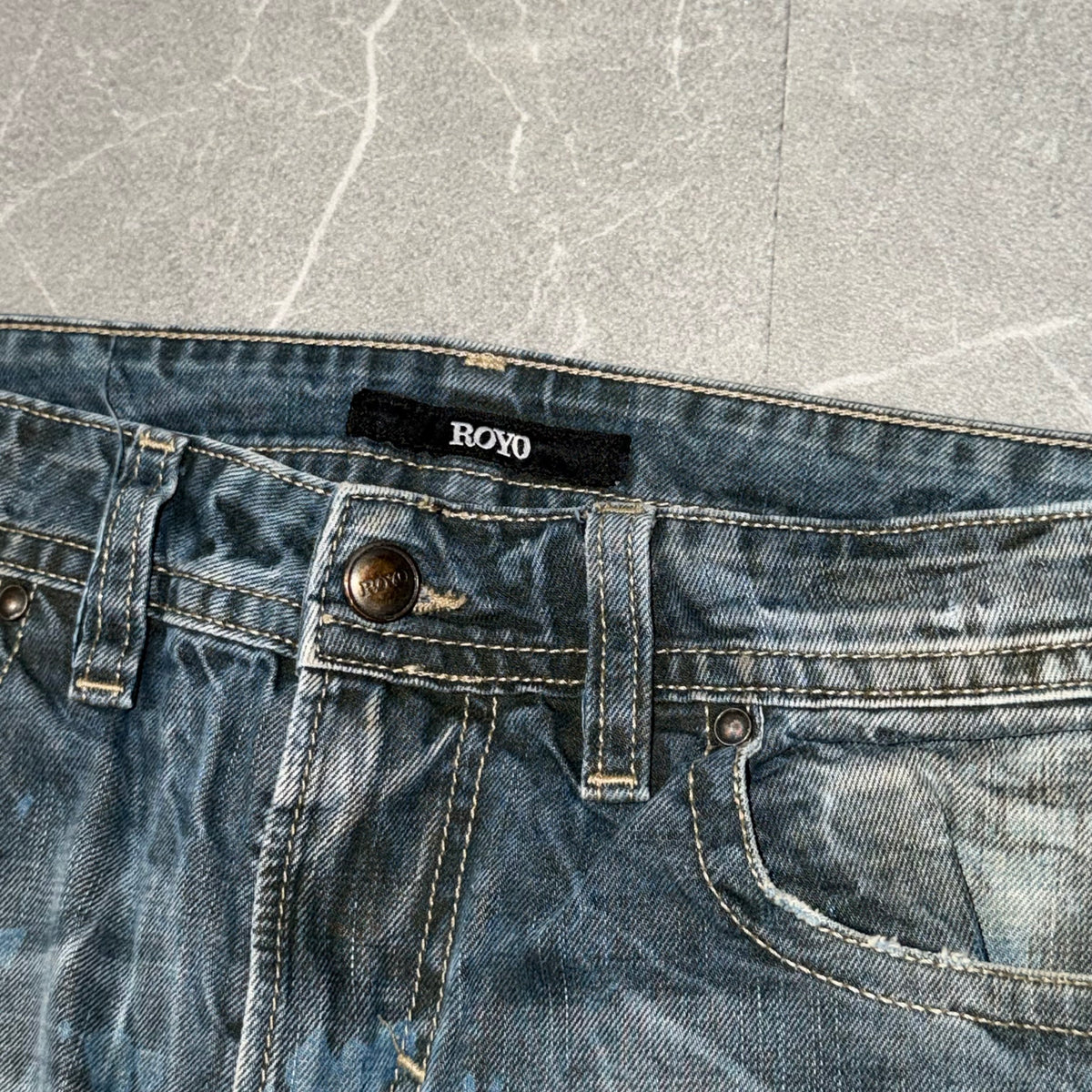 Y2k Royo Faded Jeans