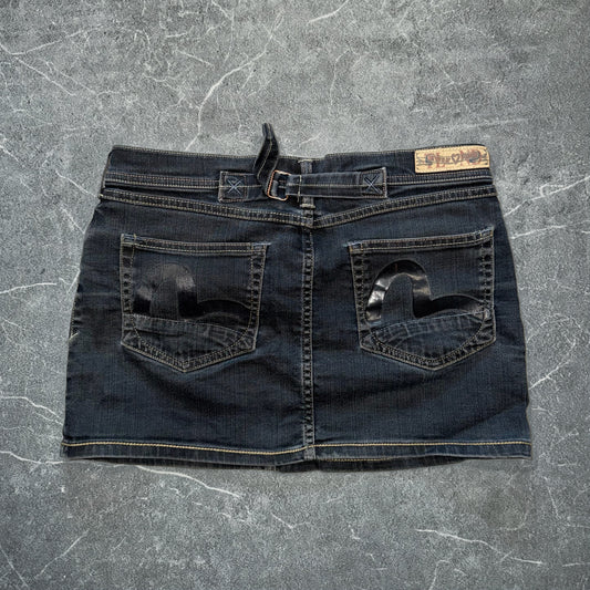 Y2k Evisu X Puma Skirt