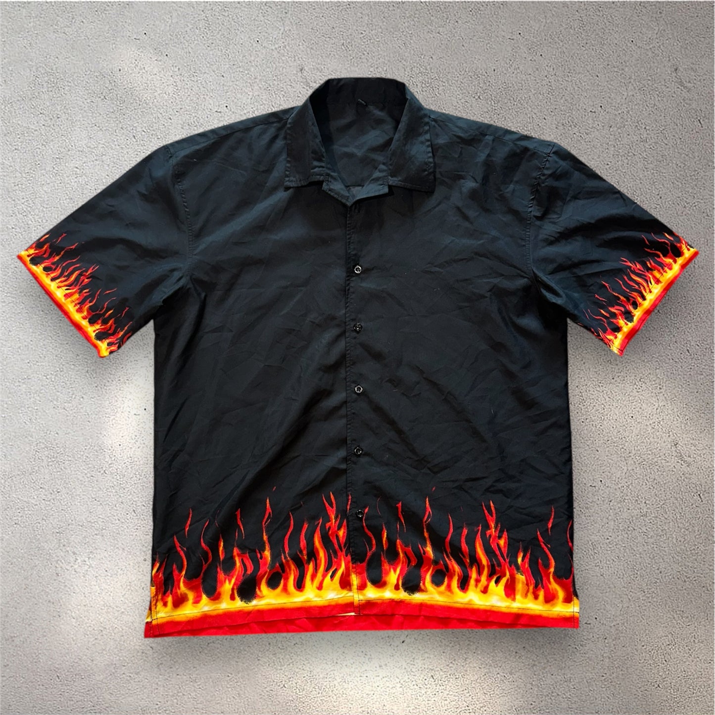 Japanese style Flame shirt