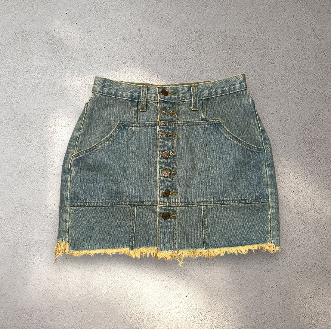Washed effect Skirt