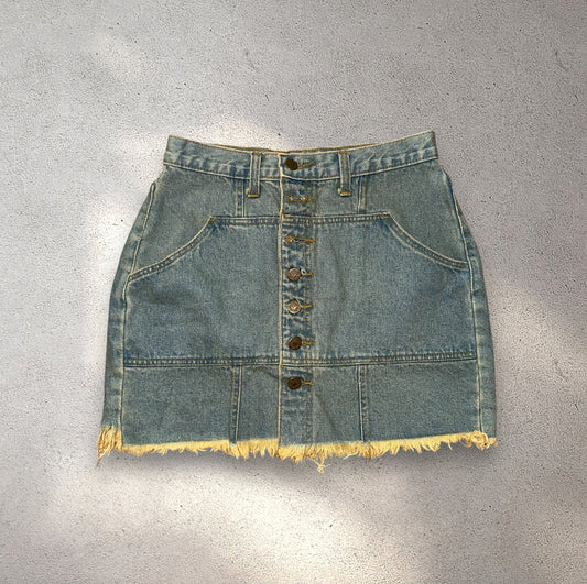 Washed effect Skirt