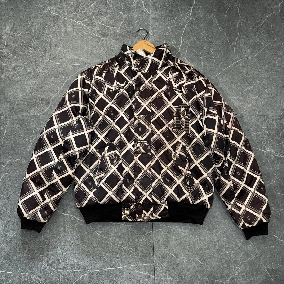 90s Hip-Hop Rivaldi Bomber Jacket