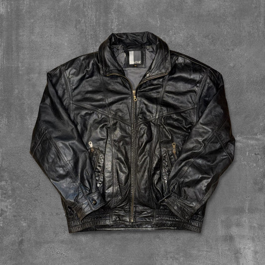 Vintage Leather Bber Jacket