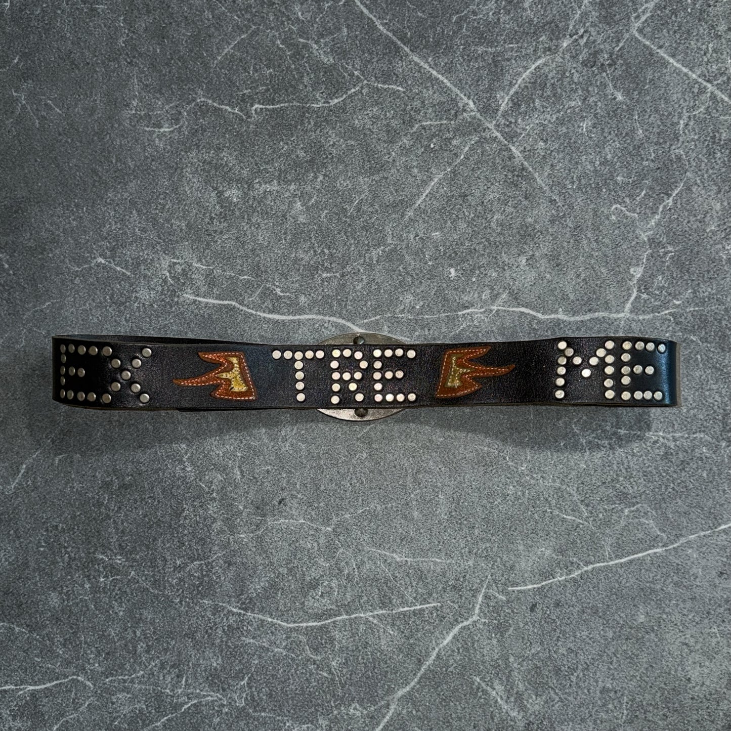 Vintage Jack & Jones Extreme Leather Belt 95cm