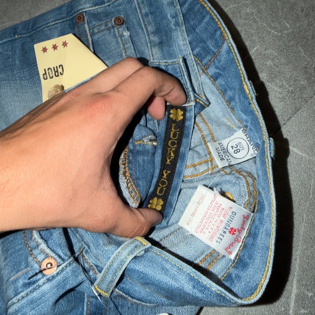 Y2k Lucky Brand “Lucky You” low rise Jeans