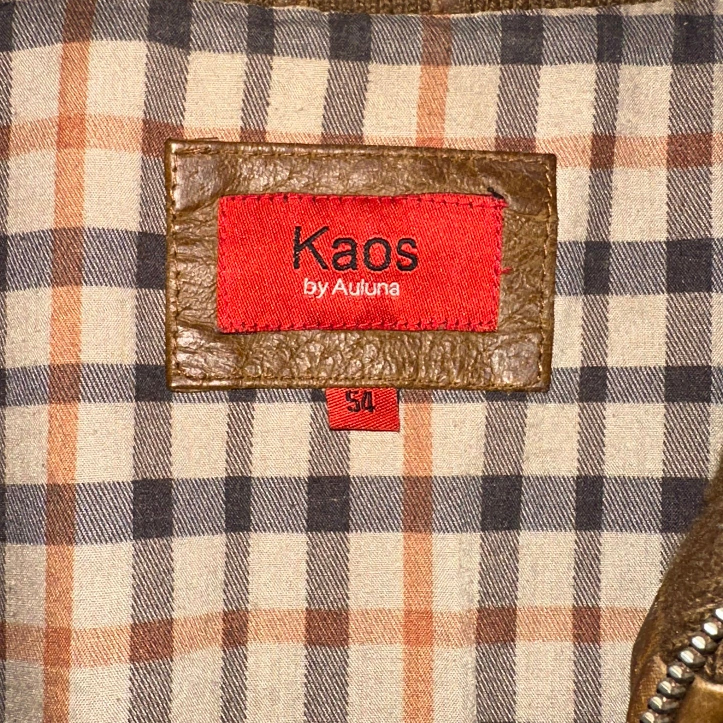 Vintage Kaos Leather Pilot Jacket