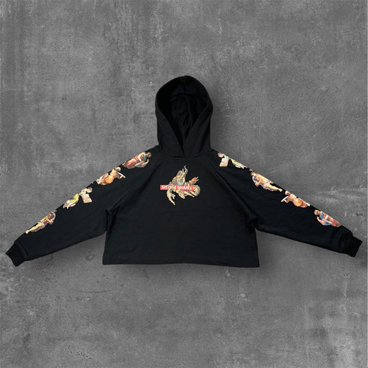 Opium Cropped wmns Hoodie