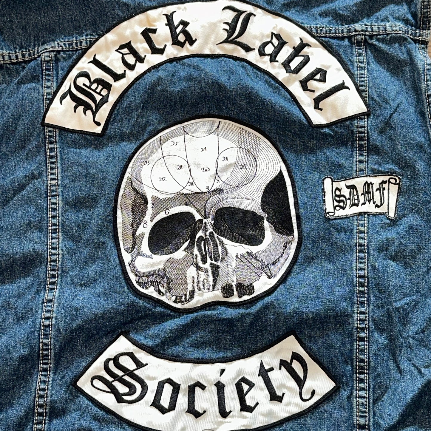 Black Label Society Denim Vest