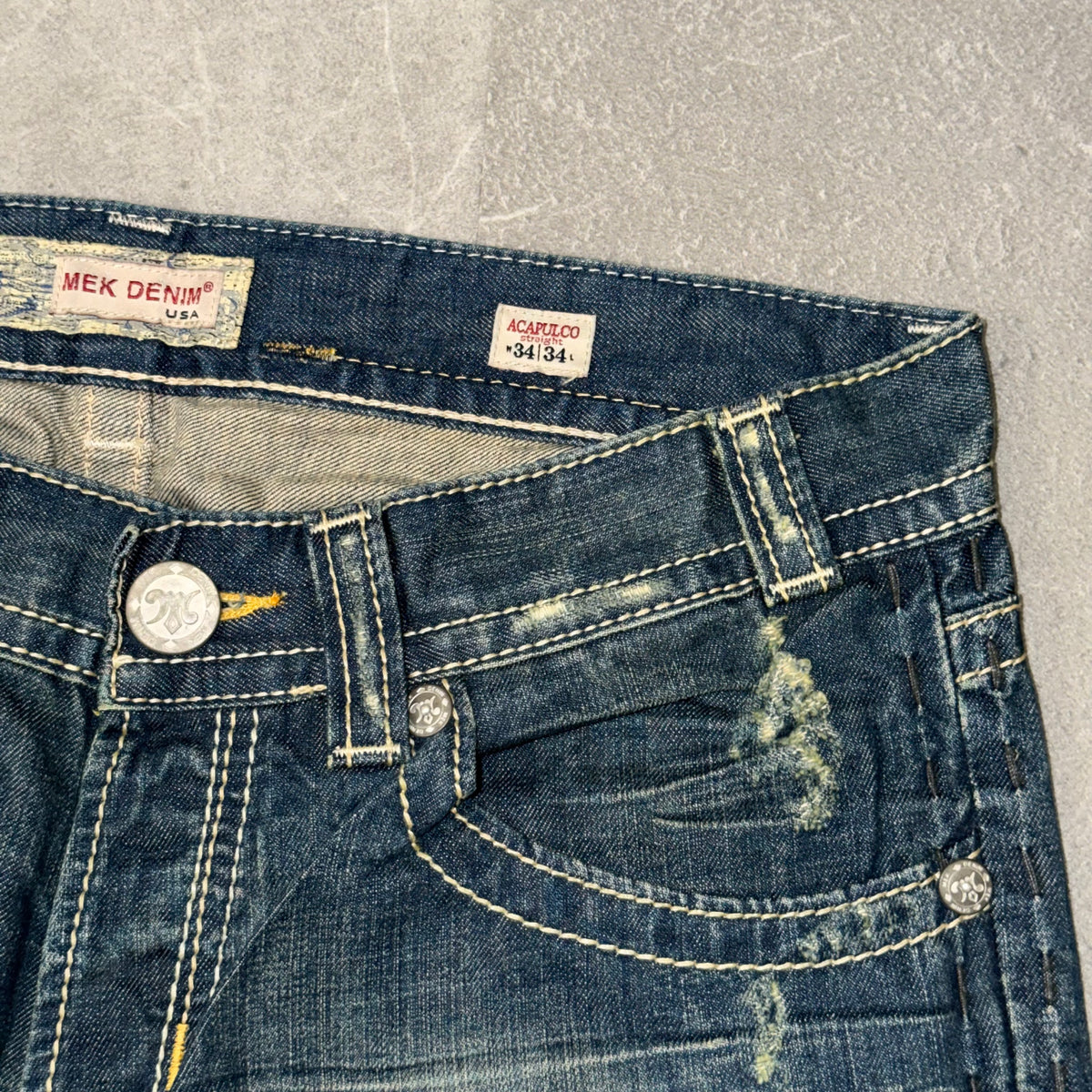 Y2k Mek Denim USA Acapulco Jeans